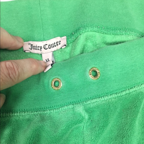 JUICY COUTURE sz L Retro Kelly green tracksuit - Picture 5 of 7